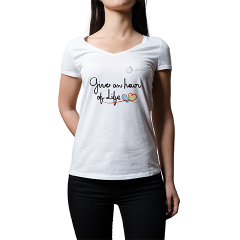 PM Charity T-Shirt 2022 Women White Size M