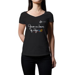 PM Charity T-Shirt 2022 Women Black Size XL